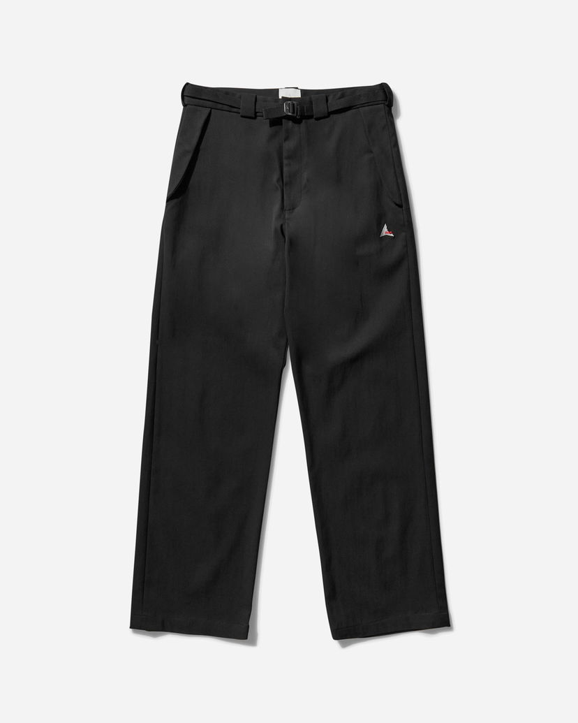 Housut ROA Buckle Chino Pants Musta | RBMW0380FA267 BLK0001