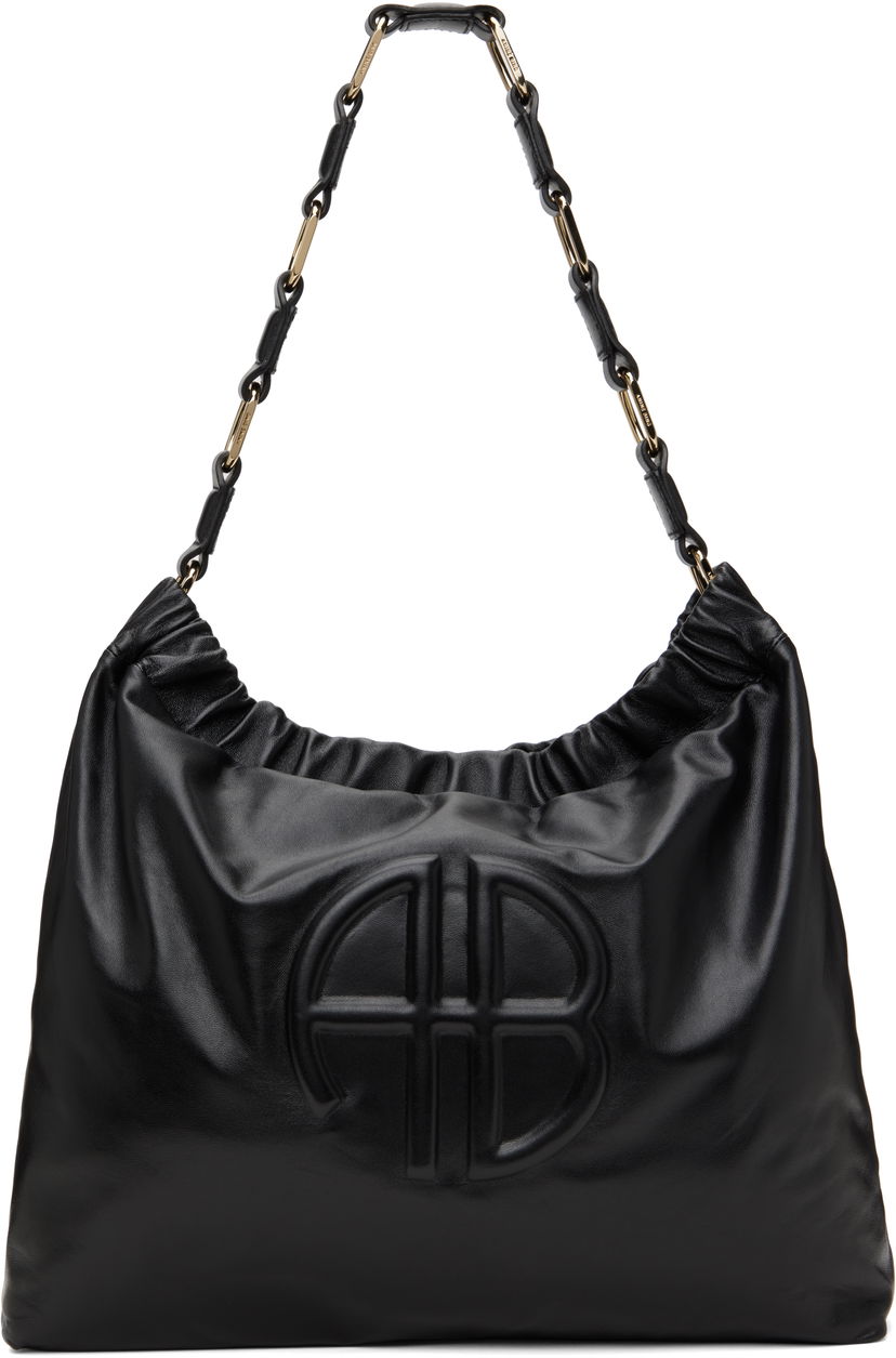 Käsilaukku Anine Bing Kate Leather Shoulder Bag Musta | A-13-3215-000