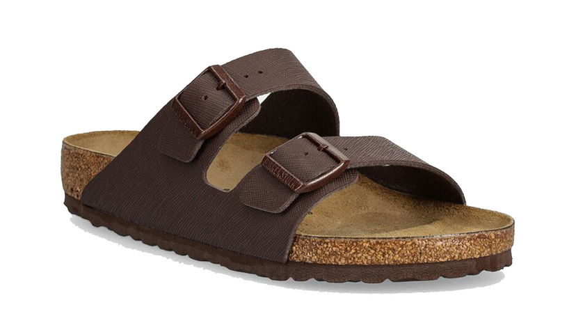 Tennarit ja kengät Birkenstock Arizona BF Saffiano Roast Narrow Fit Sandals Ruskea | 1028123
