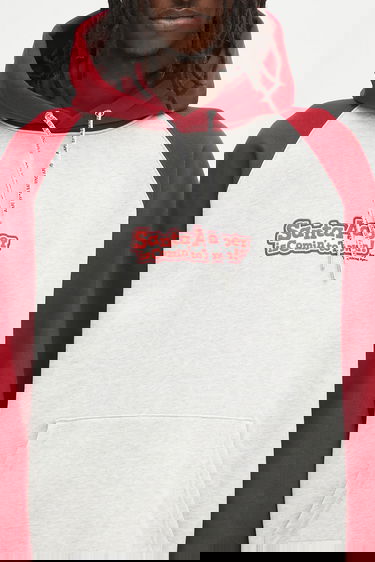 Huppari AAPE by A Bathing Ape AAPE By A Bathing Ape Raglan Hoodie Punainen | AAPSWMB381XXN, 3