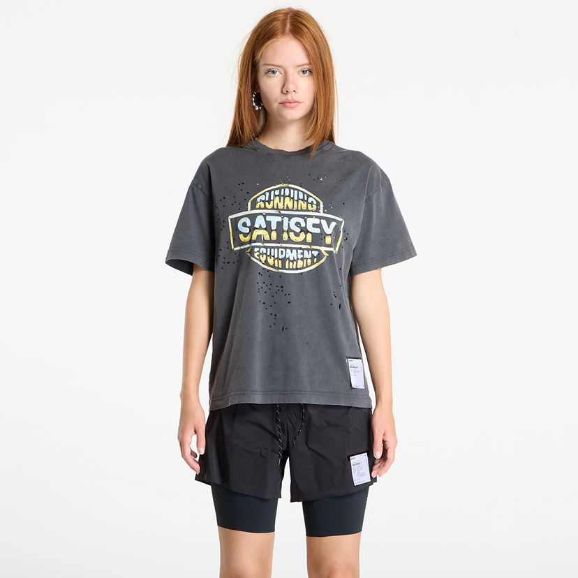 T-paita Satisfy Satisfy MothTech T-Shirt Harmaa | 11006-AB-EST1