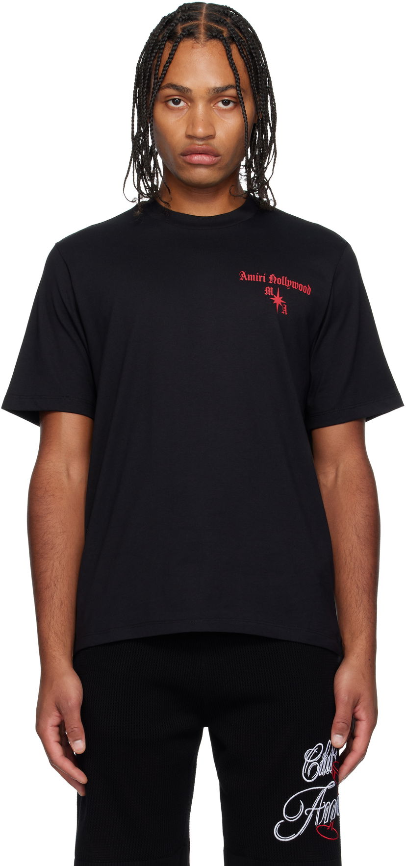 T-paita AMIRI Amiri Hollywood Gothic T-Shirt Musta | AMJYTE1252