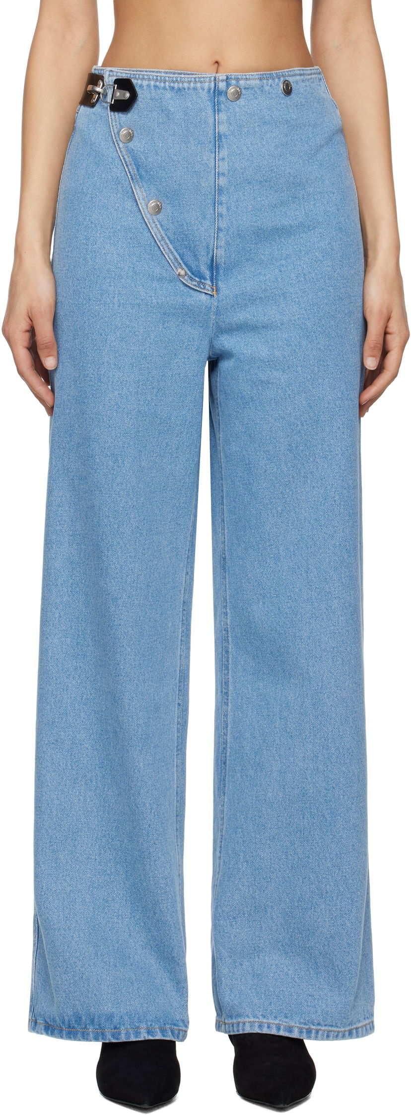 Jeans Nanushka Nanushka Makena Wide Leg Jeans Sininen | NW25RSPA09353