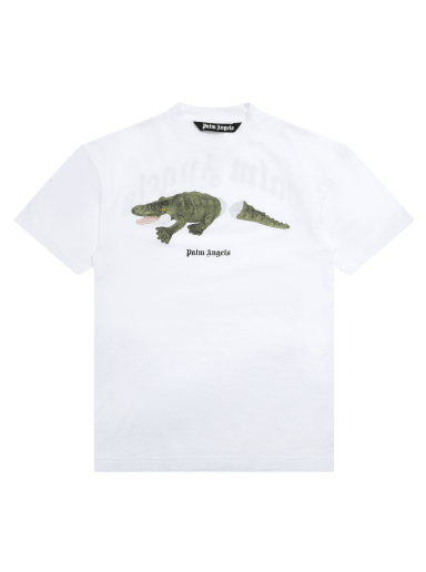 T-paita Palm Angels Croco Tee Valkoinen | PMAA001R21JER0020155