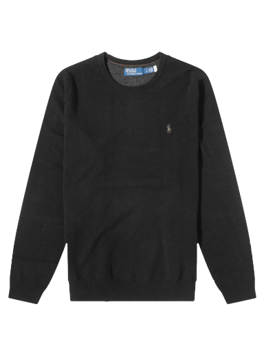 Huppari Polo by Ralph Lauren Polo Ralph Lauren Lambswool Crew Knit Polo Musta | 710876714003