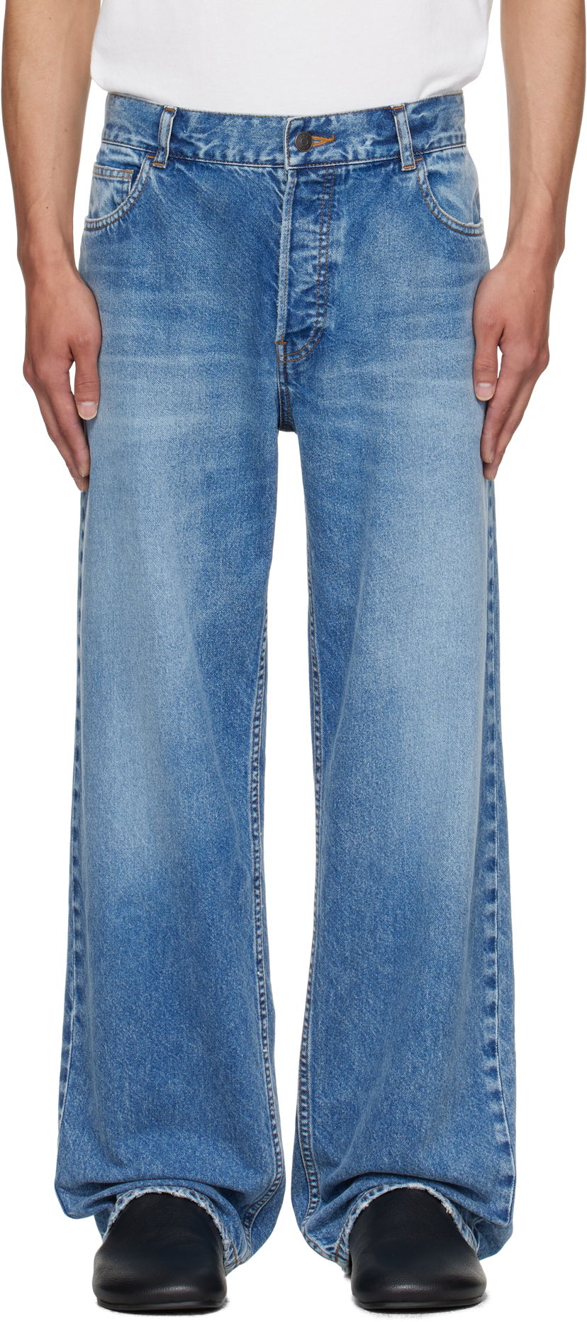 Jeans The Row The Row Ross Wide Leg Jeans Sininen | 554-W3874