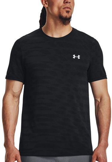 T-paita Under Armour HeatGear Seamless Ripple Tee Musta | 1379281-001, 0