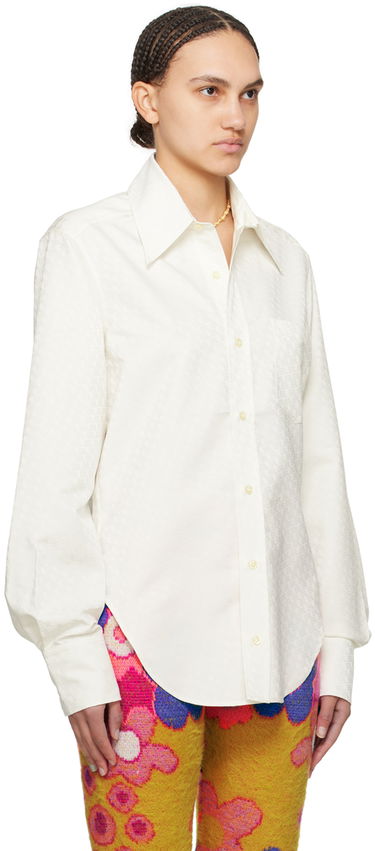 Paita ERL White Button-Up Shirt Valkoinen | ERL08B002, 1