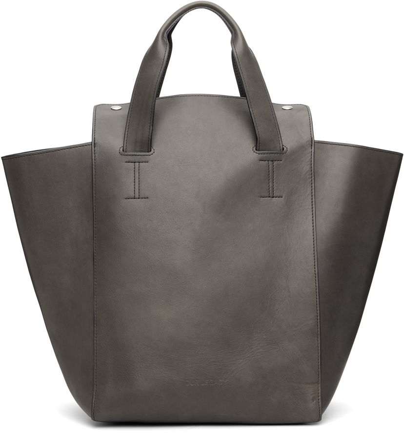Kangaskassi OUR LEGACY Leather More Tote Harmaa | A4258MP