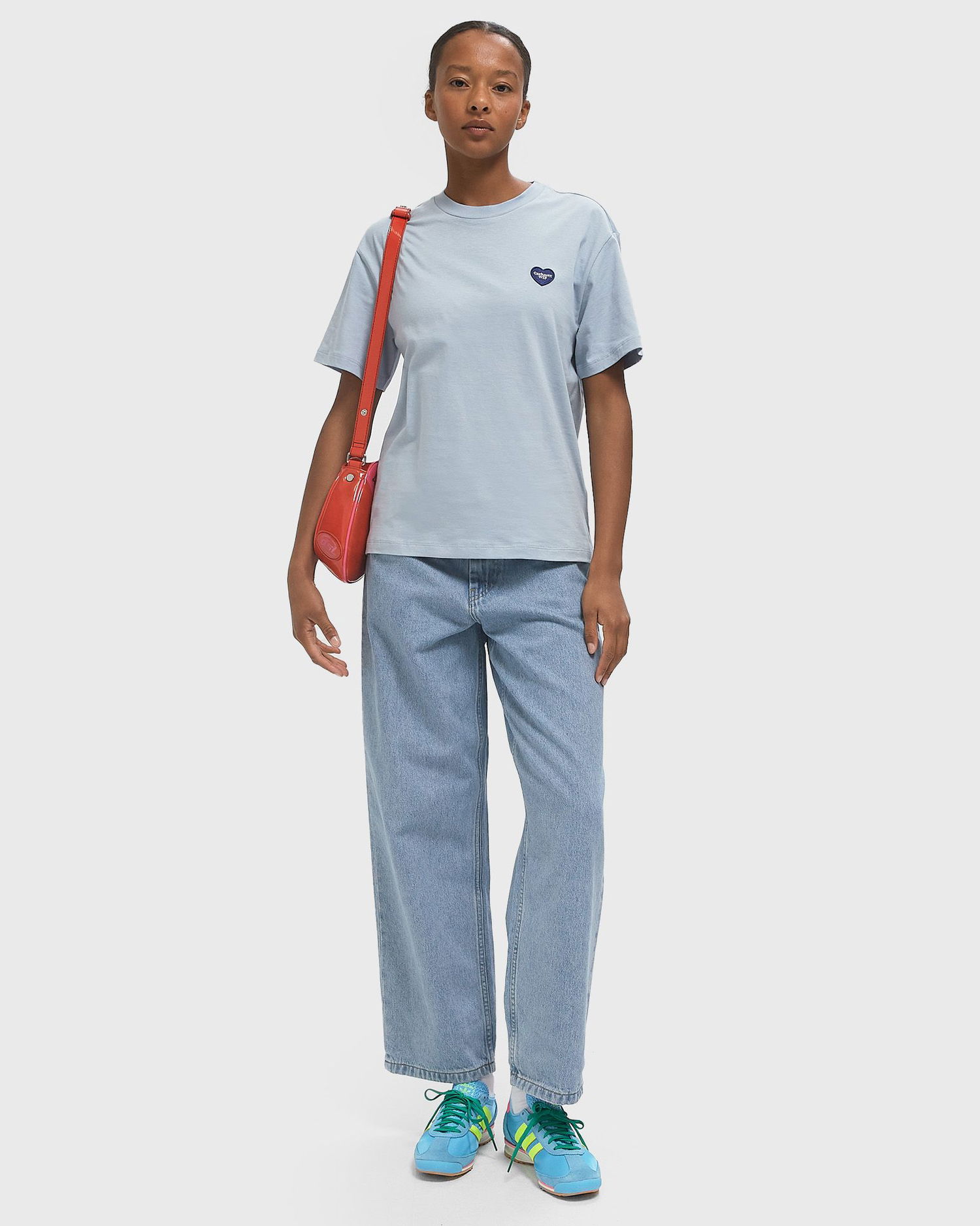 Jeans Carhartt WIP Brandon Wide Leg Jeans Sininen | I035892-01.12, 1