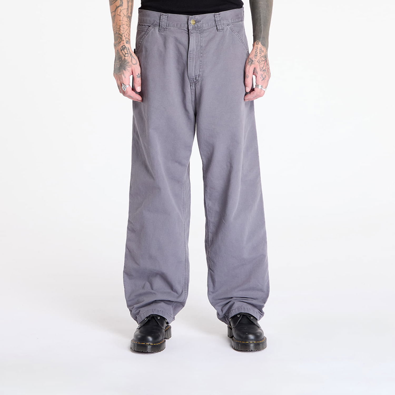 Housut Carhartt WIP Pants OG Single Knee Pant Graphite Stone Dyed S Harmaa | I033754.874J, 0