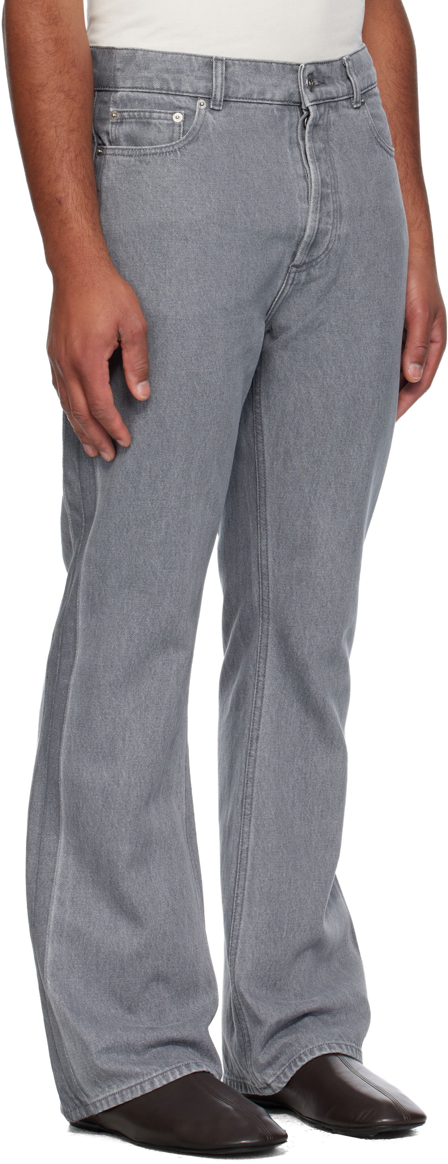 Jeans JW Anderson JW Anderson Bootcut Jeans Harmaa | DT0121-PG1837, 1
