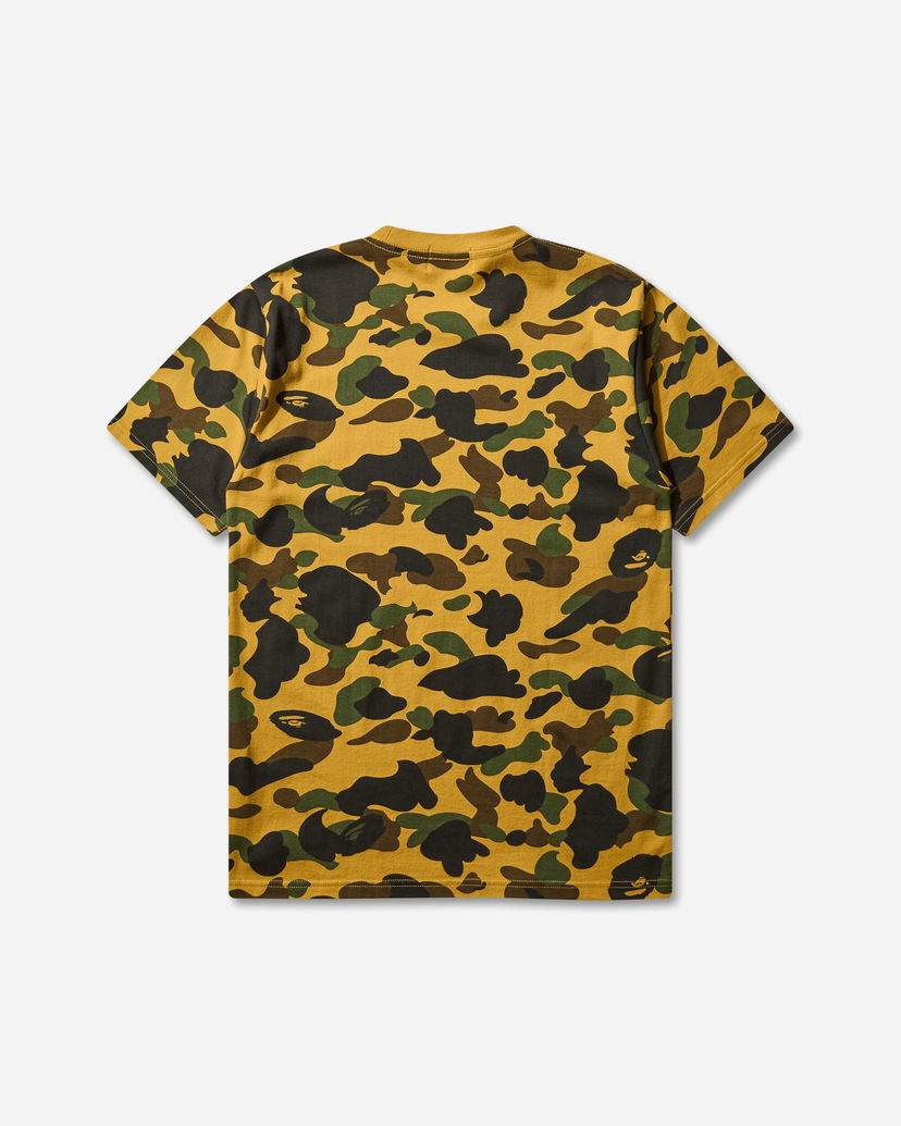 T-paita BAPE 1st Camo College T-Shirt Keltainen | 1L80109008 YELLOW