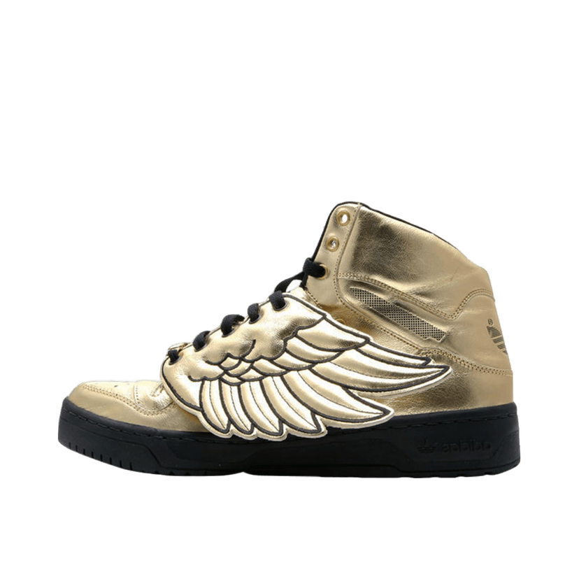 Tennarit ja kengät adidas Originals JS Wings 1.0 Jeremy Scott Metallic Gold Metallinen | G04653