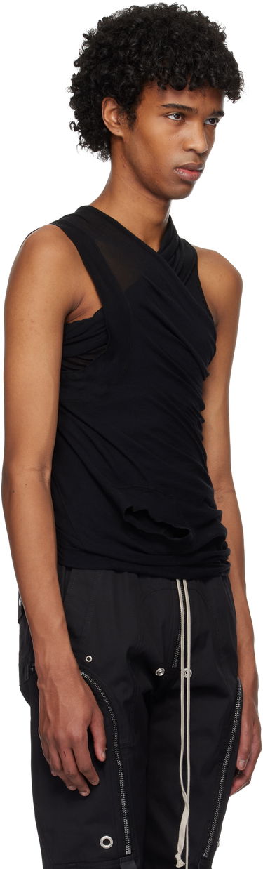 Tankkitoppi Rick Owens Rick Owens Hollywood Banana Sleeveless Top Musta | RU01E5100 UC, 1