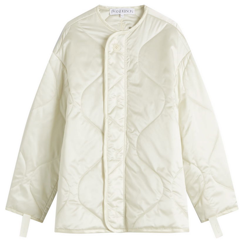 Puffer takki JW Anderson Oversized Quilted Jacket Valkoinen | JK0374-PG1680-006