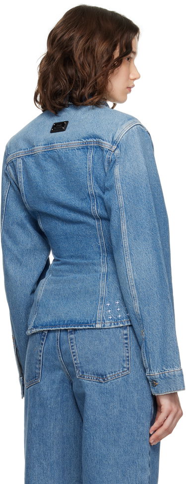 Takki Ksubi Cinched Crop Tru Vintage Denim Jacket Sininen | WPF25JK005, 2