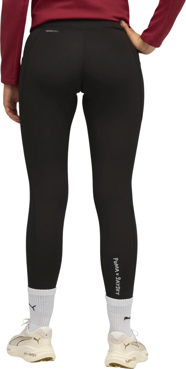 Leggingsit Puma Puma x Saysky Fleece Tights Musta | 527560-01, 1