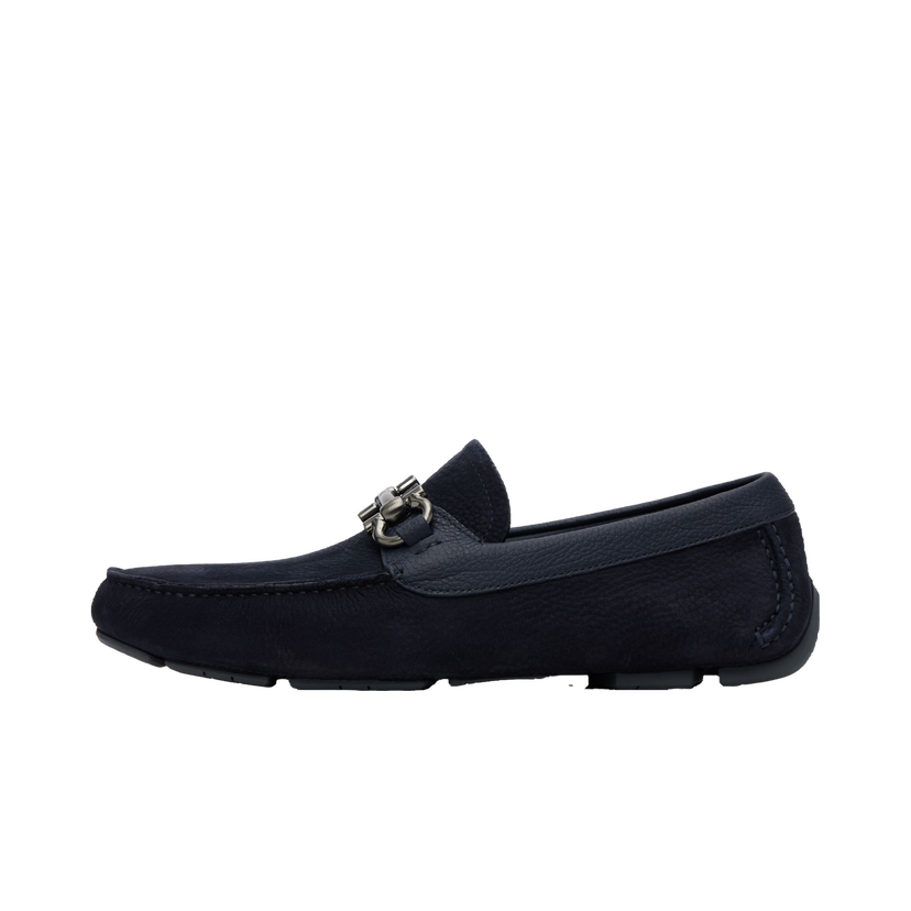Tennarit ja kengät FERRAGAMO Salvatore Ferragamo Gancini Ornament Driver Loafers Tummansininen | 786963