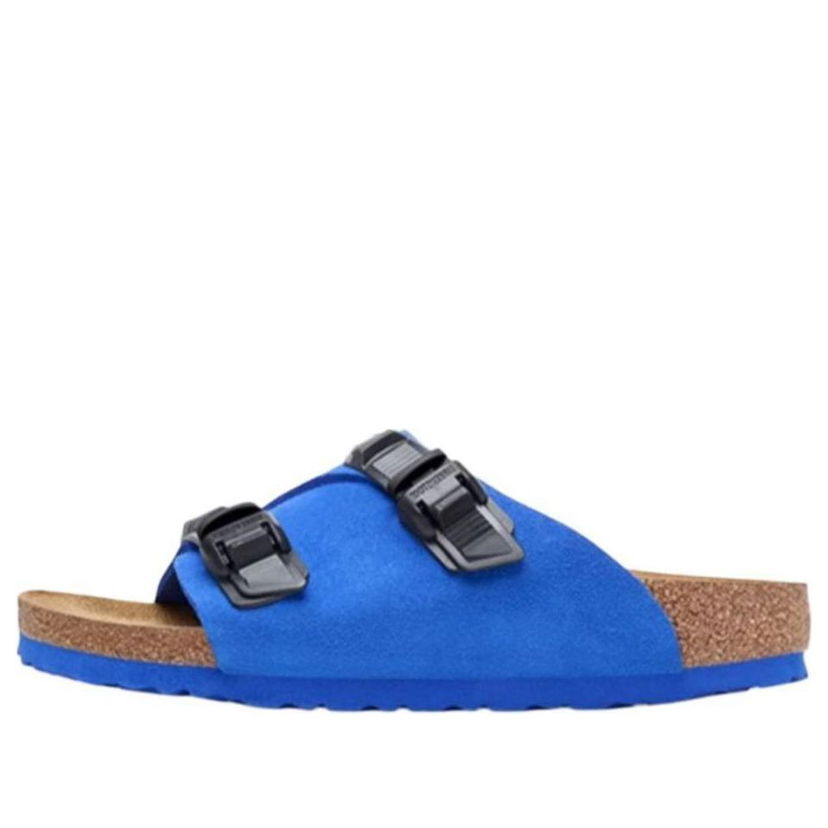 Tennarit ja kengät Birkenstock Zurich Tech Suede Leather Narrow Fit Sandals Sininen | 1026816