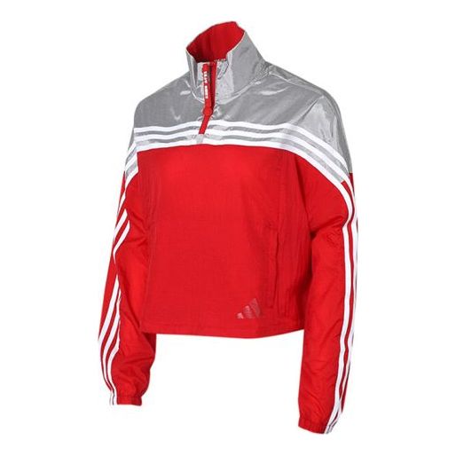 Tuulitakki adidas Originals Urban Anorak Tatting Stitching Jacket Punainen | GJ9021