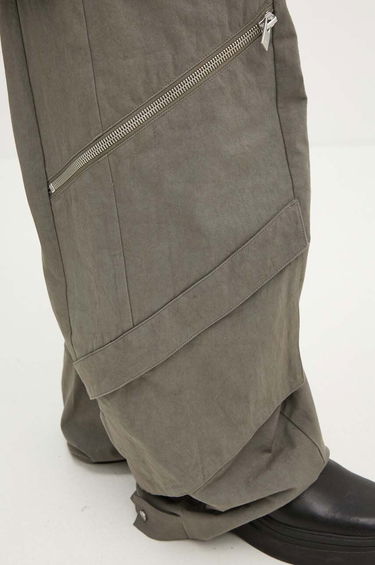 Cargo housut HELIOT EMIL Wide High-Waisted Cargo Pants Vihreä | HE.W.10.149.DG23, 4