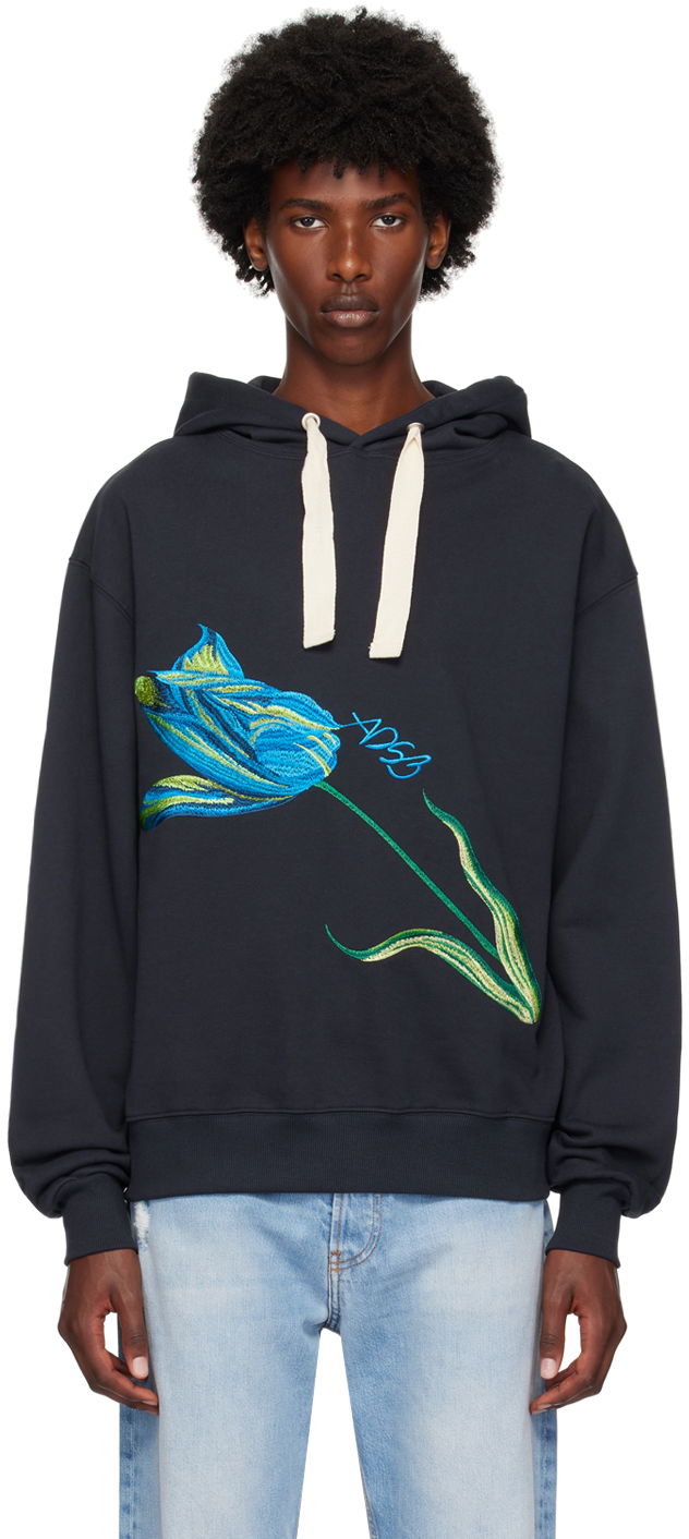 Huppari Andersson Bell Black Essential 'ADSB' Fiore Hoodie Musta | atb1146u
