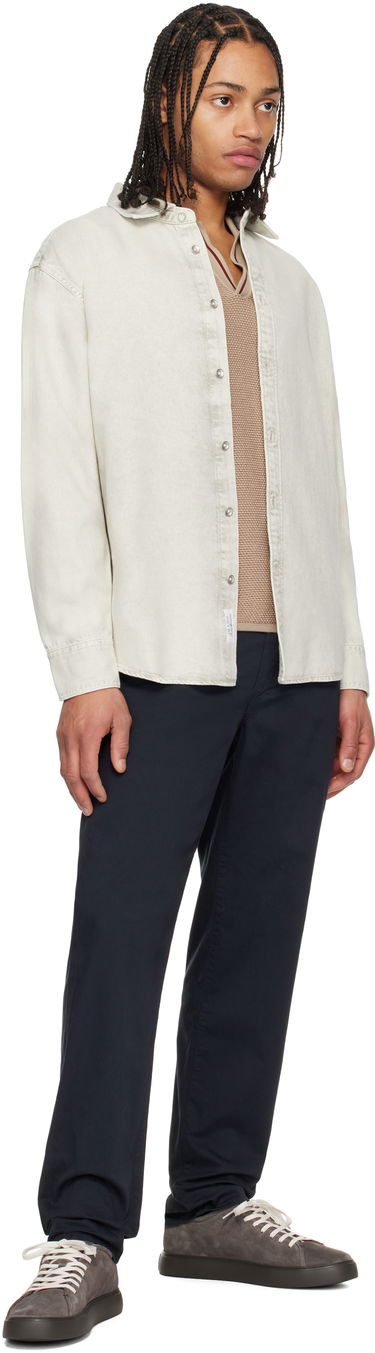 Paita rag & bone Rag & Bone Matthew Denim Shirt Beige | MED24H1438UFCC, 3