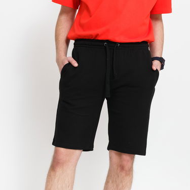 Shortsit Urban Classics Basic Sweatshorts Musta | TB2076, 2