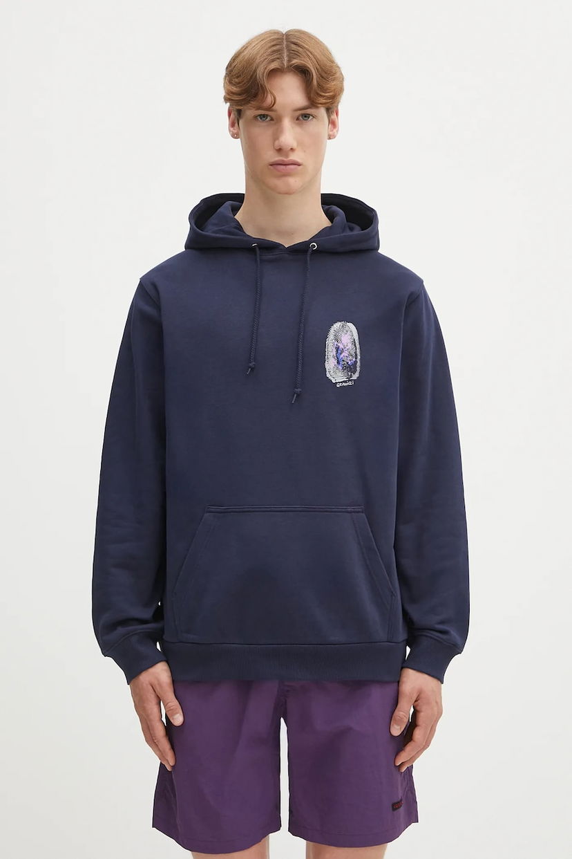 Huppari GRAMICCI Gramicci Thumbprint Hoodie Tummansininen | G5SU.J109