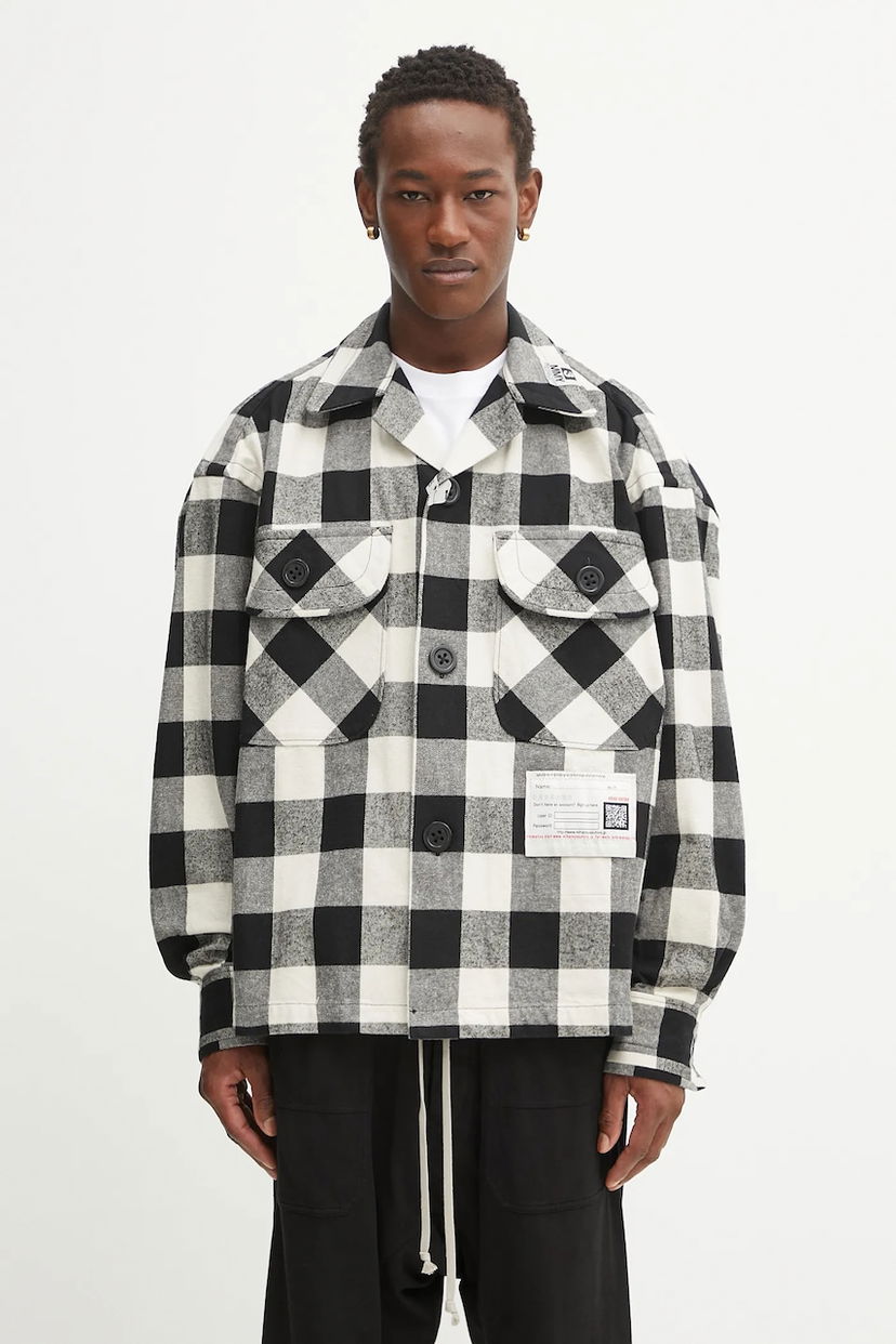 Paita Maison MIHARA YASUHIRO Maison MIHARA YASUHIRO Amateur Sewn Relaxed Fit Buffalo Check Shirt Monivärinen | A15SH086