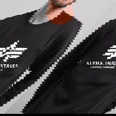 Huppari Alpha Industries Basic Sweater Musta | 178302 03, 2