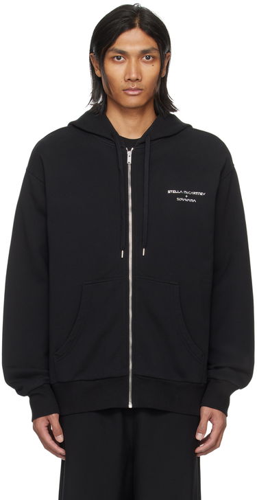 Huppari Stella McCartney Robot Zip-Up Hoodie Musta | 6J02743SPY81, 0