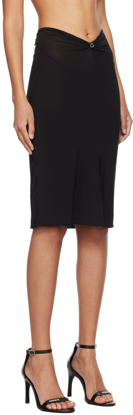 Hame Coperni Coperni Midi Triangle Skirt Musta | COPJ55568, 1