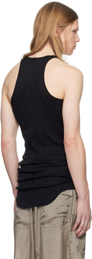 Tankkitoppi Rick Owens Rick Owens Hollywood Basic Rib Tank Top Musta | RU01E5150 MR, 2
