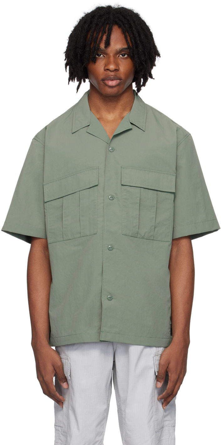 Paita Carhartt WIP Short Sleeve Camp Collar Shirt Vihreä | I033022
