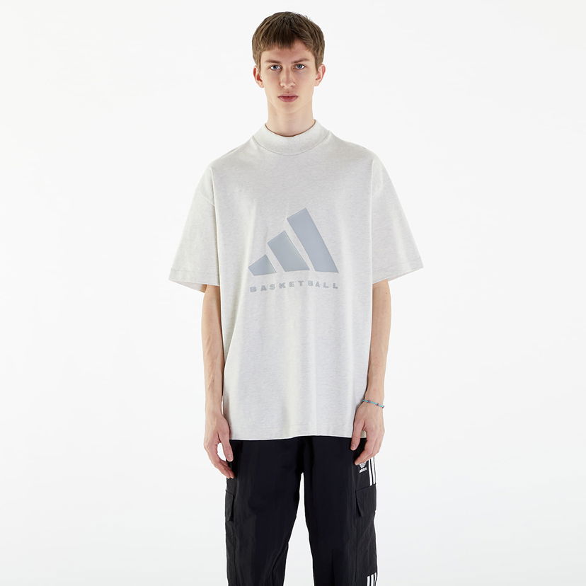 T-paita adidas Performance Basketball Tee UNISEX Valkoinen | IX1968
