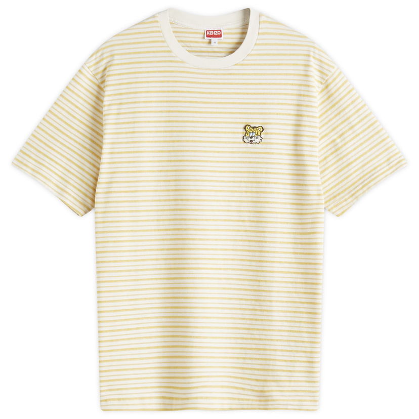 T-paita KENZO Verdy Collection Embroidered Classic T-Shirt, Size Large Beige | FF55TS4974SD-40