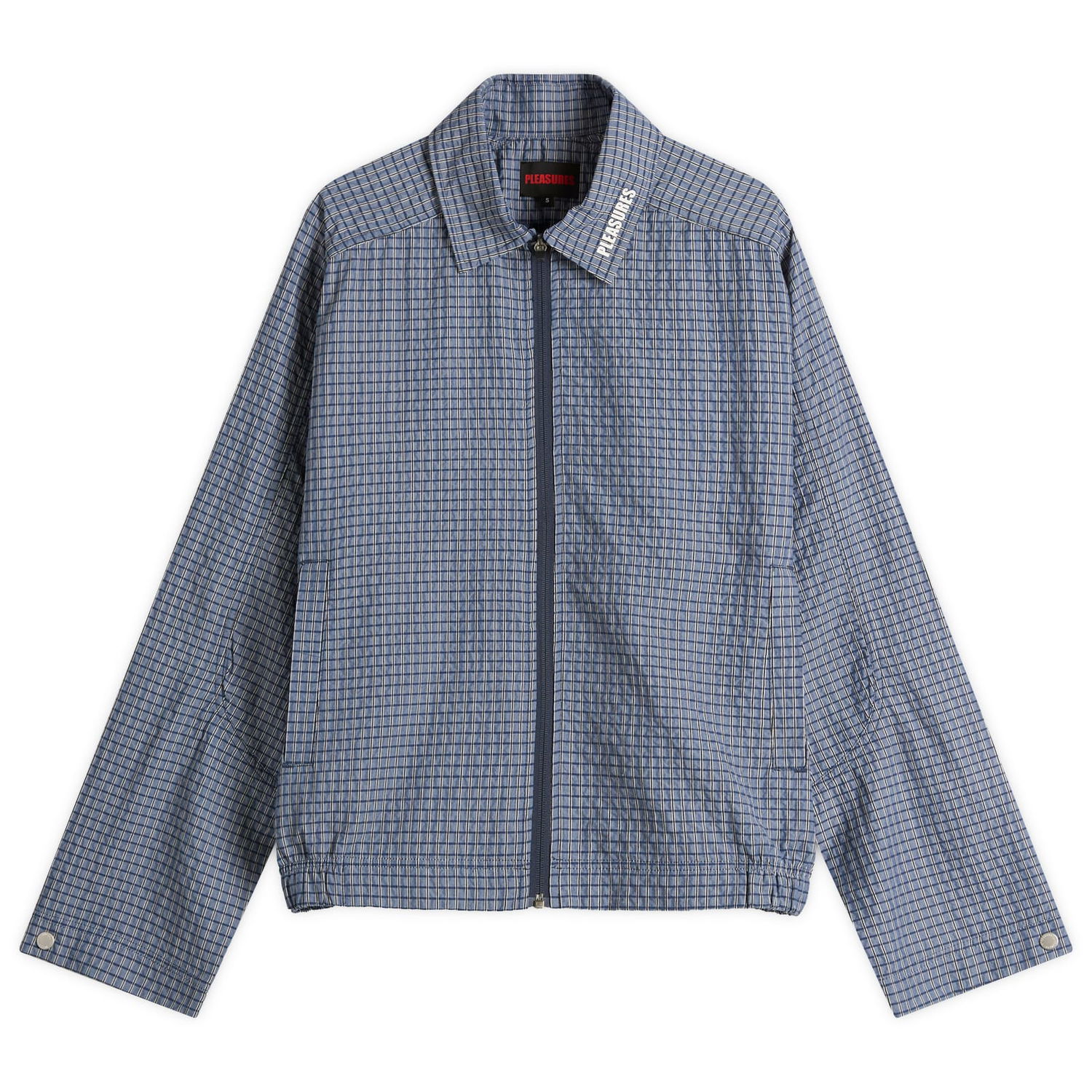 Takki Pleasures Pleasures Shifty Track Jacket, Size Large Sininen | P25SU011-NVY, 0