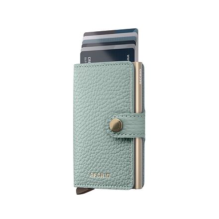 Lompakko Secrid Miniwallet - Pebble - Sea Green Turkoosi | MPe-Sea-Green