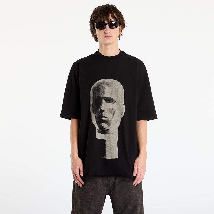 T-paita Rick Owens Rick Owens DRKSHDW Jumbo Short Sleeve T-Shirt with Head Print Musta | DU02E7274 RIGEP1 0908