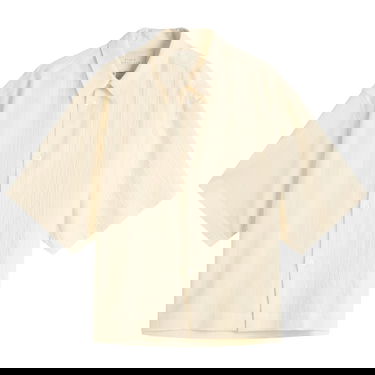 Paita Studio Nicholson Boxy Short Sleeve Shirt, Size X-Large Beige | SANKOSNM-1267-MLK, 1