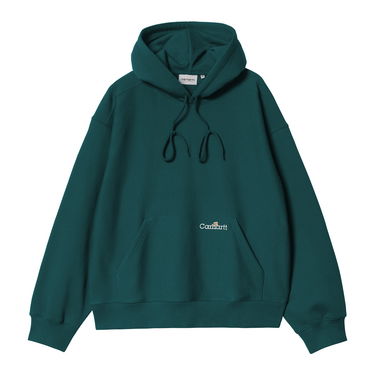 Huppari Carhartt WIP Hooded Script Sweatshirt Vihreä | I034430_9, 0