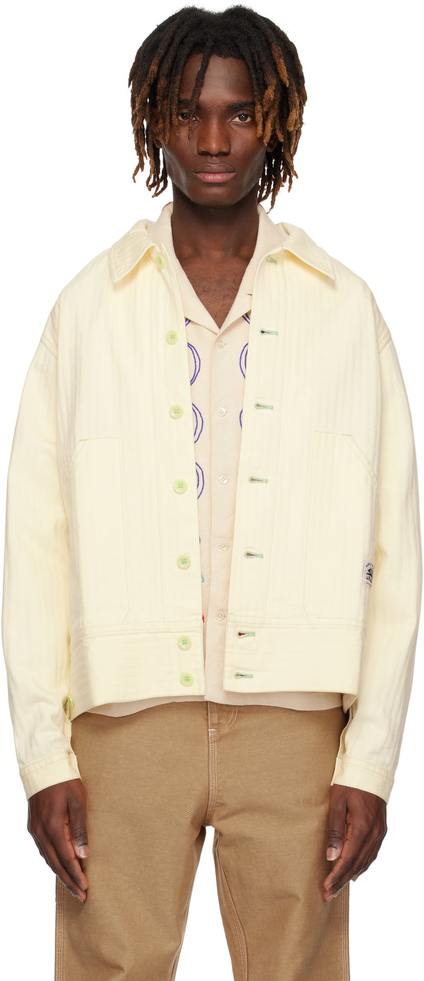 Takki Bode Bode Greenskeeper Knolly Brook Jacket Keltainen | MRS25JA006