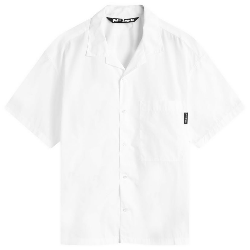 Paita Palm Angels Vacation Shirt Valkoinen | PMGG00AS25FAB0040110