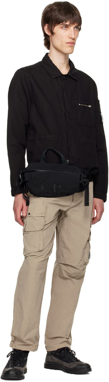 Vyötärölaukku C.P. Company C.P. Company Paper Touch Belt Bag Musta | 18CMAC298A-110188G, 3