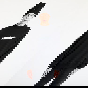 Huppari Off-White Off-White Spray Arrow Skate Crewneck Musta | OMBA054S25FLE0041001, 0