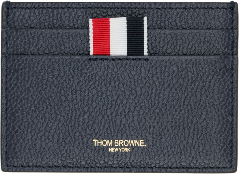 Lompakko Thom Browne Thom Browne 4-Bar Stripe Card Holder Tummansininen | UAW075A-00198