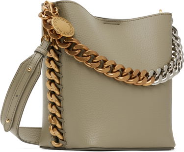 Käsilaukku Stella McCartney Alter Mat Grainy Chain Shoulder Bag Ruskea | 7B0033WP0316, 4