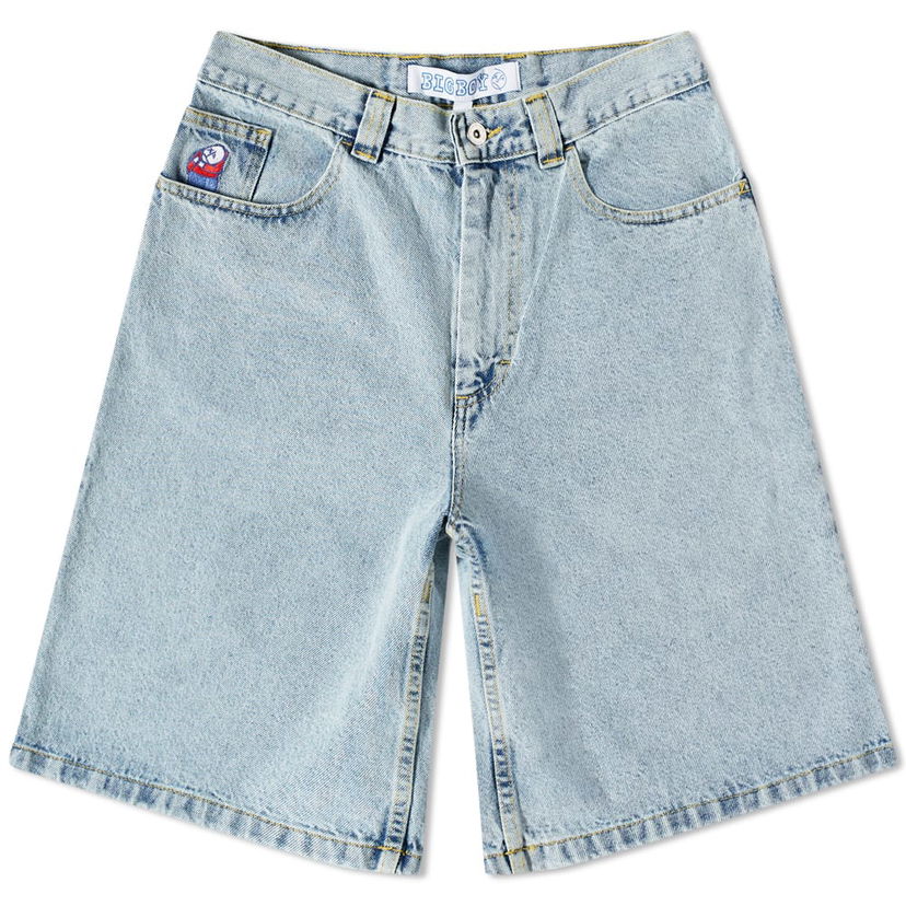 Shortsit Polar Skate Co. Polar Skate Co. Big Boy Denim Shorts Sininen | PSC-CO-BIGBOYSHORT-LBLU